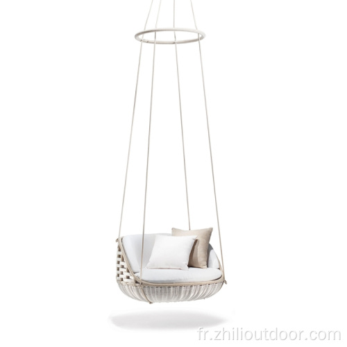 Nouvelle corde de design suspendue extérieur suspendu chaise swing intérieure